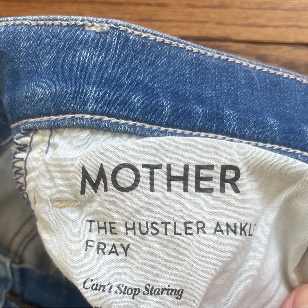MOTHER Blue Flare Jeans - Picture 3 of 6